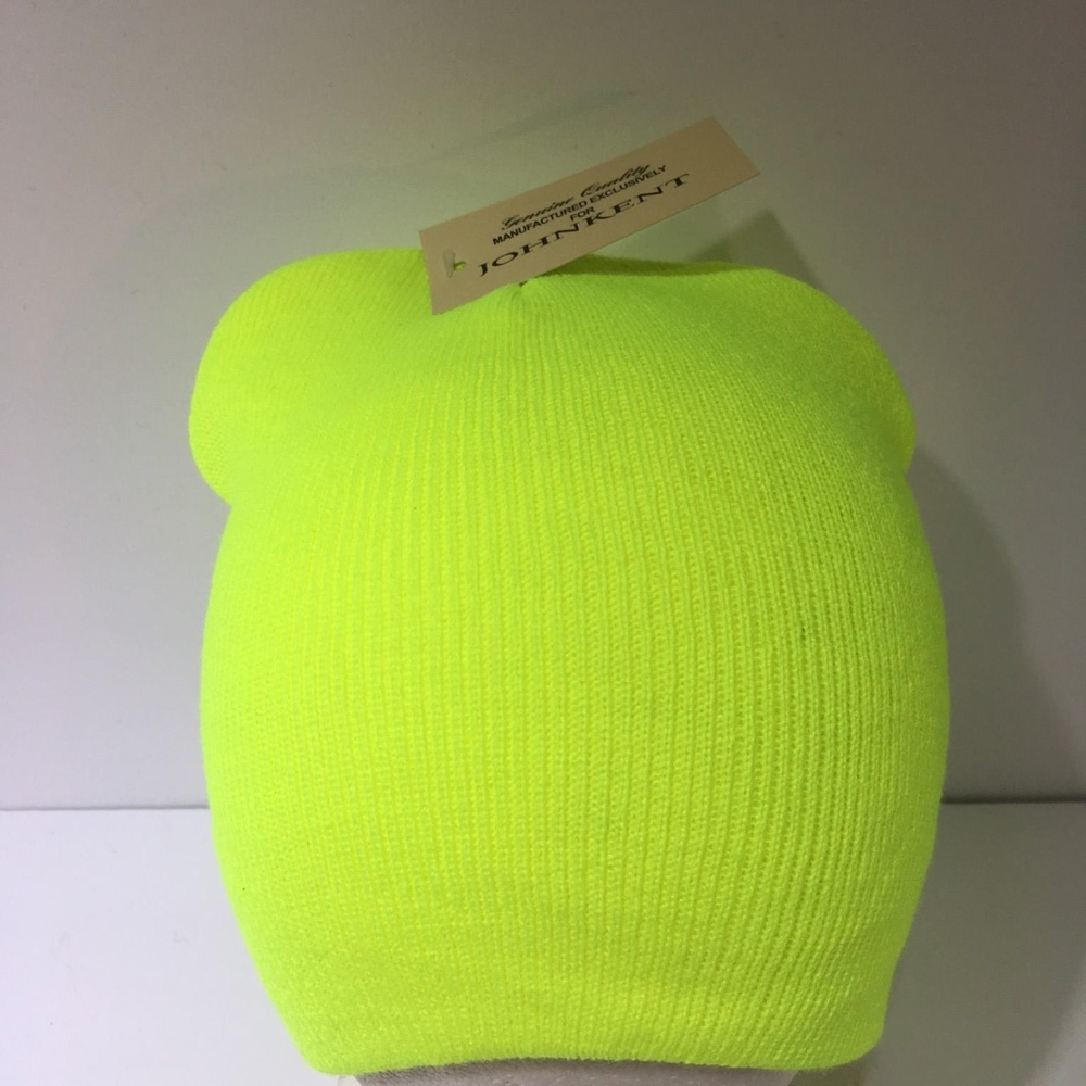 COPY - John Kent Mint/Yellow Green Beanie Winter …
